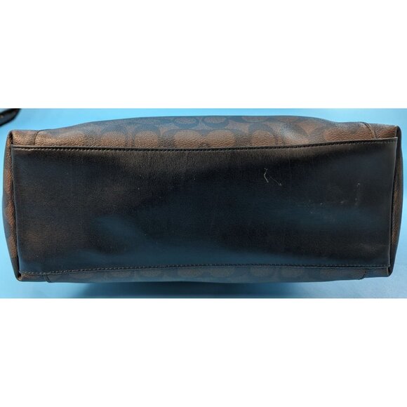 COACH NWT $378 AVA Signature red snake‎ embossed trim bag - Picture 7 of 10